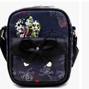 Disney Villains Black and Red Backpack with Clear Window and Quirky Design